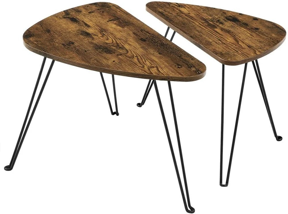 Lotus Moon Living Lounge Coffee Center Nesting Tables